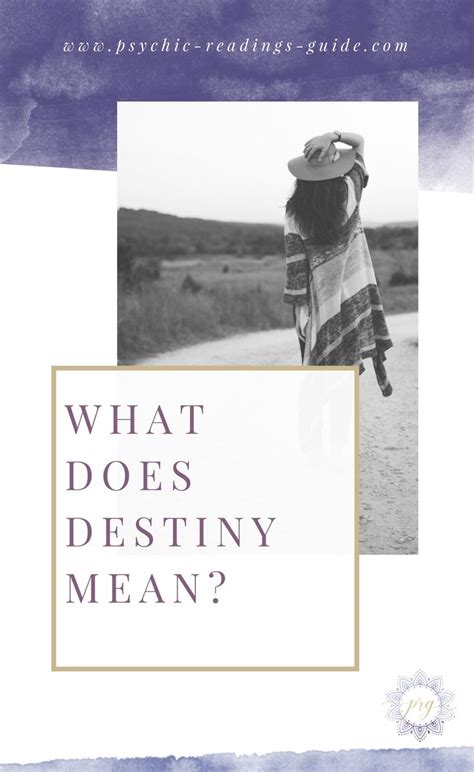 what does destiny mean.